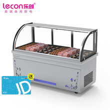 乐创（lecon）卤菜熟食展示柜冷藏点菜柜鸭脖柜串串凉菜展示柜保鲜柜 2.0米双机LC-MLTG01