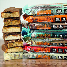 CARB KILLA 蛋白棒12根 健身户外运动骑行跑酷能量棒 巧克力碎海盐焦糖味