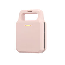 欧曼丽莎  三明治机网红早餐轻食机多功能早餐机不粘锅面包机 时尚粉 YG-3188