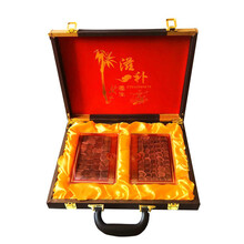 鹿茸吉华庄东北鲜鹿茸片礼盒男性泡酒红粉片整枝新鲜血片产地直发 梅花鹿鹿茸片2盒礼盒装