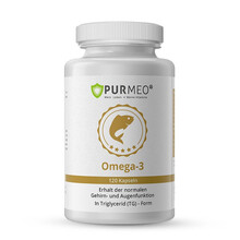 Purmeo 鱼油胶囊  欧米伽omega3 高浓度深海鱼油 呵护心脑 中老年DHA 德国进口