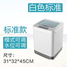 全自动袜子内裤洗衣机迷你小微型臭氧消毒洗脱一体小型洗衣机 标努 0.8kg白色标准款全自动 白色标准