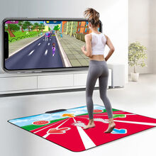 跳舞毯手机蓝牙运动跑步跳舞健身无线单人游戏毯便携式儿童跑步机 PVC红色跑道