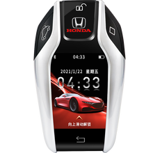 本田智能液晶钥匙改装雅阁思域飞度crv皓影xrv缤智冠道urv英诗派适用汽车一键启动改装远程舒适进入 本田【液晶钥匙】梦幻银