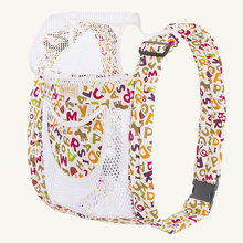 传统婴儿背带四爪老式后背式背孩子前抱式宝宝背袋夏 四爪彩色英文网款