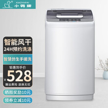 小鸭牌全自动洗衣机 波轮小型洗衣机 小型迷你洗衣机 家用宿舍出租房大容量洗衣机 全自动洗脱一体迷你洗 6.0透明黑（蓝光风干+强力电机）