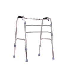 礼达康 不锈钢助行器老人助步器四脚拐杖可扭动折叠高低可调免安装