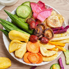 【六折起】果蔬脆混合果蔬干蔬菜干水果干脱水冻干秋葵干香菇脆网红 零食 美味混合果蔬脆1罐