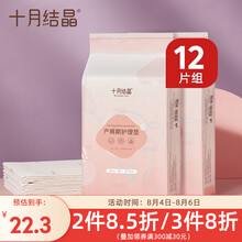 京东超市	
十月结晶 产褥垫孕产妇护理垫一次性床单隔尿垫加厚60*90cm12片