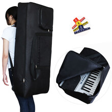 长尧61键电子琴包双肩背键盘包手提电钢琴包加厚电子琴包乐器配件 牛津电子琴软包+升级款X型电子琴架