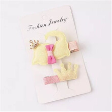 新款韩国宠物发饰 礼盒套装饰品狗狗泰迪发夹猫咪头花约克夏头饰 1号两件套