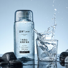 蓝岸 长白山天然矿泉水 380ml*12瓶 整箱装 低氘弱碱 饮用水 随机包装