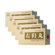 仲景 右归丸（小蜜丸）45g（每10丸重1.8克）温补肾阳填精止遗肾阳不足阳痿遗精尿频而清 5盒