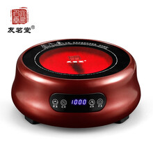 友茗堂 电磁炉电陶炉茶炉煮茶家用迷你铁壶烧水光波电茶炉 宝石棕