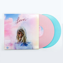 正版 霉霉Taylor Swift 泰勒-Lover 粉蓝双彩胶 双碟 LP唱片 星外星