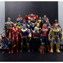 复仇者联盟4灭霸玩具可动模型钢铁侠美国队长人偶公仔礼物 灭霸21个