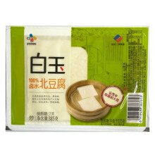 白玉 盒装100%卤水北豆腐 385g