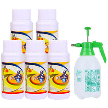康宇白蚁药白拜联苯菊酯白蚂蚁杀虫剂家用装修木地板防护药水园林灭白蚁药粉全窝端正品灭蚁灵喷雾 5瓶100ml装送2升喷壶一个