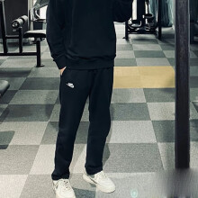 耐克（NIKE）裤子男裤2025春季新款运动跑步训练休闲舒适保暖针织运动裤长裤卫 BV2714-010内里毛圈 2XL