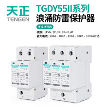 天正电气 TGDY55II-20 10kA/20kA 420V 4P 338020100208
电涌保护器