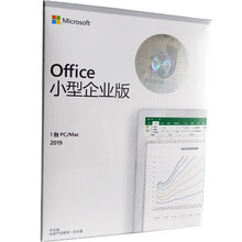 微软办公软件Office2016/2019小型企业版/企业正版化版权无忧/比365划算/Office 2019支持PC&Mac双平台 英文小型企业/彩盒（开专票13%）