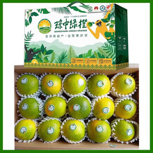 海南琼中绿橙当季特产水果绿皮橙子清甜多汁一级果 带箱5斤单果70mm起