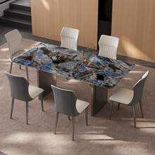 诚良集现代极简·超晶石餐桌·CLJ-SJ-805一字台·餐桌 180cm
