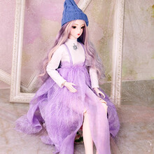 德必胜 60厘米娃娃衣服套装服饰礼服 SD/BJD玩具娃娃换装衣服 3分娃服装洋娃娃公主裙子 晨曦-时装（单衣服，不含娃娃和头饰） 适合60CM 3分娃可穿