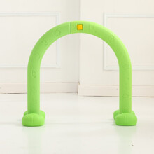 贝琪雅幼儿园钻洞钻圈玩具拱门室内塑料游戏户外体能游戏早教训练感统认知平衡亲子活动跨栏活动器材道具隧道 升级钻洞拱形绿色