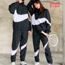 耐克（NIKE）运动套装男装2025春季新款运动服防风舒适休闲户外跑步训练夹克 套装一下装长裤DV1362-010单件 M
