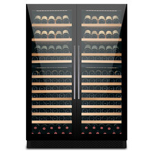 隐逸名望（EREMITE） EM180K家用红酒柜恒温风冷葡萄酒柜嵌入式红酒柜冷藏冰吧饮料柜 左双右双 全玻璃门