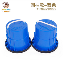 儿童小高跷幼儿园教玩具儿童平衡能力训练户外运动体育 户外玩具 圆柱款高跷蓝色