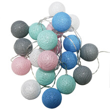 Dalos Dream 彩球灯儿童帐篷彩灯闪灯串灯生日派对装饰布置圣诞节日小彩灯球马卡龙灯