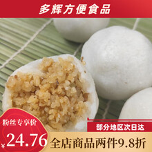 可钦湖北仙桃土特产米团子特色小吃天门洪湖监利粘米糯米菜饭团子早餐 团子(包饭馅)8个