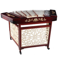 琴兹（Qin Ci）专业草花402扬琴仿红木扬琴洋琴扬琴乐器厂家专业演奏乐器 专业402扬琴草花带白架子