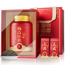 中谷御品茶叶梅占金骏眉红茶 特级头采花果香单芽茶叶礼盒100g源头直发