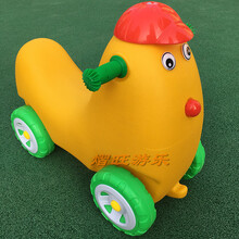 幼儿园滑滑车小孩车儿童玩具车扭扭车溜溜车幼儿园咪咪狗动物滑行车学步滑滑车 黄色 小鸡车