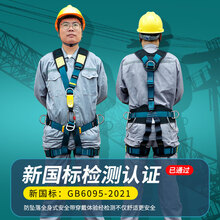 安索五点式安全带 全身坐式速降安全带 高空作业空调安装保险带绳套装双挂钩 五点式高空安全带（无绳钩）