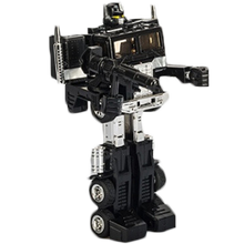 变形金刚擎天柱带车厢 变形金刚擎天柱带车厢金属车头G1复刻OP红擎天柱KO版玩具模型 黑色