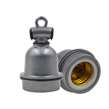 岩梦 保温灯防水陶瓷灯口 兽用小灯头 耐高温 E27小三通灯口养殖场保温 小三通灯头