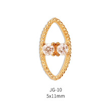 美甲饰品美甲钻饰指甲贴片指甲油胶装饰品合金锆石网红同款美甲钻石指甲饰品批发 010