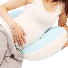 京东超市	
多米贝贝(Tomibaby)孕妇枕头护腰侧睡枕U型卧枕托腹睡觉神器抱枕怀孕期用品 竹纤维（宽度可调节）蓝白爱心