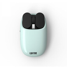 超市	京造x洛斐LOFREE 薯片蓝牙鼠标 无线2.4G笔记本台式电脑家用办公鼠标 蓝色