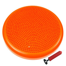 贝琪雅瑜伽充气垫平衡垫感统器材康复训练儿童平衡盘半圆初学者按摩球脚踝平衡球体育健身平衡球入门触觉球 充气平衡垫（橙色）送打气筒