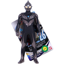 万代 奥特曼 日版软胶500系列 高约14cm 耐摔易携带 儿童玩具 黑暗迪迦奥特曼26