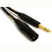 Mogami Gold Studio公母卡农/卡农转6.35/6.35转6.35大三芯话筒线AKG 公卡农转6.35线0.9米