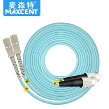 麦森特（MAXCENT）光纤跳线FC-ST 20米OM3多模双芯万兆工业电信级