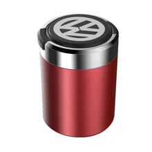 温斯堡大众途观L迈腾速腾捷达桑塔纳凌渡宝来Polo/CC车载烟灰缸带LED灯 大众闪耀红烟灰缸