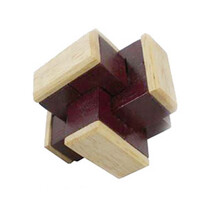 孔明锁鲁班锁大人小孩益智玩具套装智力解压九连环小学生儿童礼物 心心相印