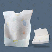 艾洛迪 一次性围兜防水 30片和12片可选 宝宝婴儿吃饭兜幼儿儿童围嘴口水巾可调节大小 水果之约-12片【瞬吸防水，透气无异味，柔软不勒脖